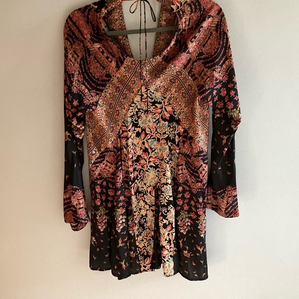Free People Multicolor Floral Mini Dress